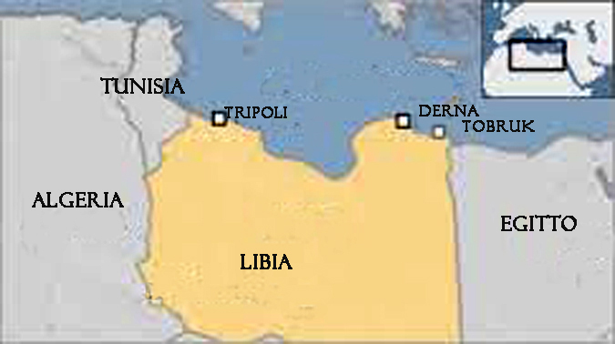 Mappa Libia